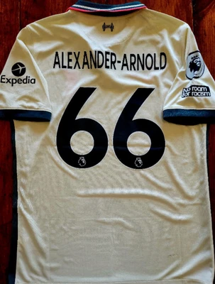 2021/22 Nike Liverpool FC #66 ALEXANDER-ARNOLD Away Jersey DB2558 111 Size Large - Image 1 of 4