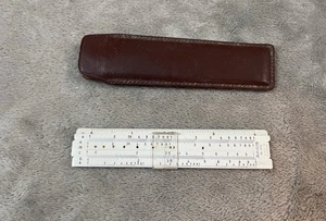 Aristo Multi Rietz Slide Rule #810 W/Brown Leather Case - Picture 1 of 8
