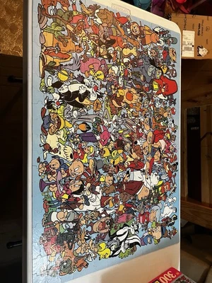 Rompecabezas completo Warner Bros 1990 Looney Tunes Fantasy 300 piezas 22x33 Foto 1 de 4