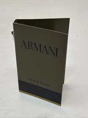 De colección Giorgio Armani's Armani Eau Pour Homme .03 fl oz / 1 ml muestra cardada Foto 1 de 2