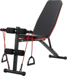 Folding Adjustable Sit Up Bench Training Fitness Incline Adjustable Workout Gym - Picture 1 of 4