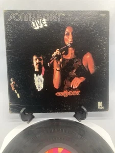 Sonny & Cher Live Vintage Vinyl lp 1971 Kapp KRS-5554 - Picture 1 of 9