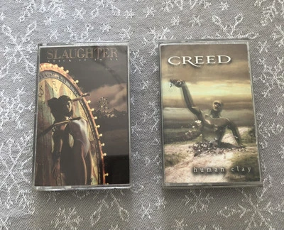Slaughter Stick it to ya And Creed Human Clay Cassette bundle. - Image 1 of 3