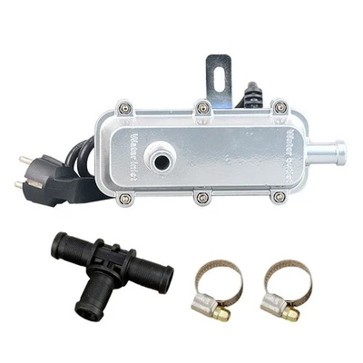 Engine Coolant Heater 2000W Preheater Pump with Clamps and T Joint for Vehicles - Image 1 of 4