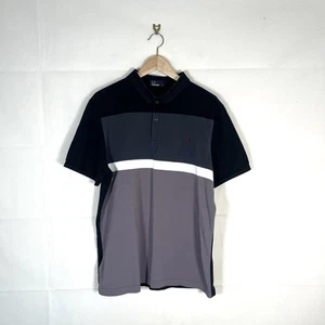 Fred Perry Poloshirt Herren Schwarz Blau Grau XL Baumwolle - Bild 1 von 9