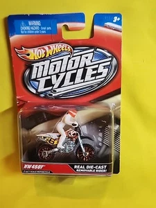 Hot Wheels 2011 HW 450F REAL DIECAST DESMONTABLE RIDER 1/64🔥 - Imagen 1 de 17