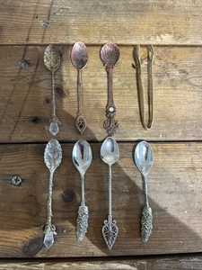 Vintage Antique Tea Spoons X7 - Picture 1 of 6