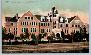 Postal de la Academia del Sagrado Corazón de Ogden Utah - Imagen 1 de 2