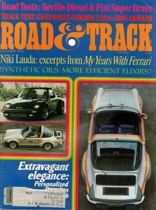 ROAD & TRACK ~Oct 1978~ Camaro Z-28, Posh Porsche 911, Caddy Seville, Fiat Brava - Picture 1 of 2