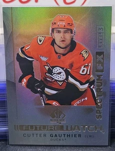 24-25 SP Authentic Cutter Gauthier Spectrum FX Future Watch 🌕🌕🌕 Bounty - Picture 1 of 2