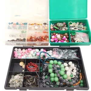 Mixed Crystal Bead Assortment Semi Precious Stones for Jewellery Making - Picture 1 of 9