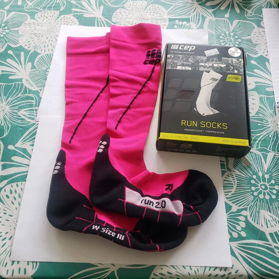CEP - 2.0 Mujer Compresión Progresiva Completa Correr Calcetines Altos 20mmhg Talla y Color Foto 1 de 4