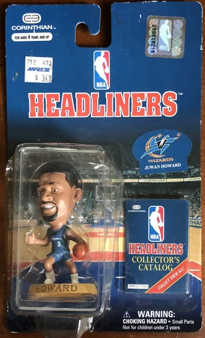 1997 NBA Corinthian Headliners Juwan Howard Washington Wizards 3” Action Cover
