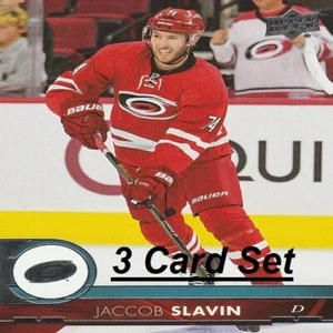 Jaccob Slavin (Carolina Hurricanes) - 3 Card Set - Picture 1 of 4