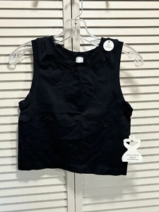 New Mix Classic Activewear Tank Top Black Size M/L Slimming NWT - Picture 1 of 5