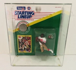 1991 Starting Lineup SLU JERRY RICE NFL Football Figure w/Coin & RIGID Case - Bild 1 von 7