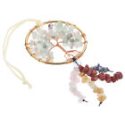  Natural Stone Pendant in The Car Tree of Life Dream Catchers Hanging