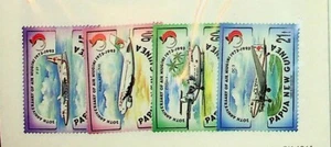 PAPUA NEW GUINEA Sc 814-17 NH ISSUE OF 1993 - AVIATION - (DF25) - Picture 1 of 1