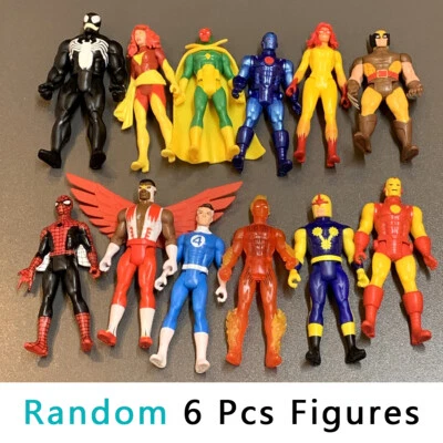 RANDOM 6 Marvel Legends Retro Collection Spider-Man Iron Man 3.75'' Figur 2020 - Bild 1 von 4