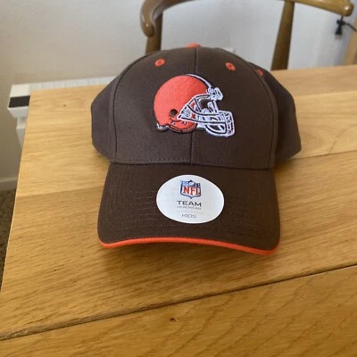 Cleveland Browns Hat Cap Youth Kids NFL Team Apparel with Adjustable Strap - Image 1 of 4