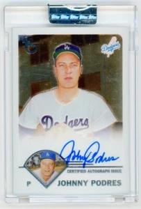 2003 Topps Retired Signature Edition JOHNNY PODRES Los Angeles Dodgers AUTO - Picture 1 of 2