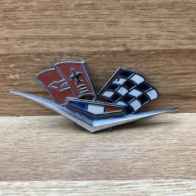 Chevrolet Corvette Impala 1962-1963 emblema bandera envío rápido Foto 1 de 4