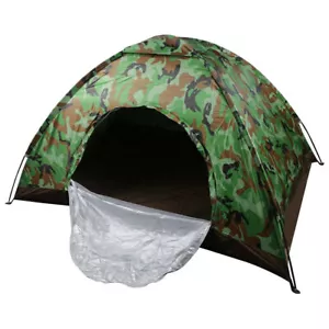 2-3 Person Man Family Tent Instant Pop Up Tent Outdoor Camping Hiking Festival - Picture 1 of 8