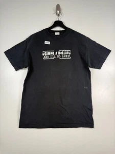 Vtg Hybrid Boys Gimme A Dollar And I'll Go Away Funny Quotes T Shirt Black Sz M - Picture 1 of 13