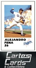 Alejandro Pena 1988 Los Angeles Dodgers Police #NNO