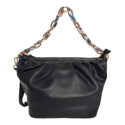 Bolso de mano de cuero negro Lamarthe Partis Aphrodite Collection para mujer ¡Nuevo! Foto 1 de 3