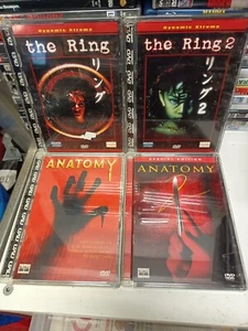 LOTTO ANATOMY SPECIAL EDITION THE RING 1 2 HORROR JEWELL 4 DVD - Imagen 1 de 3