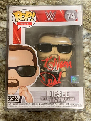 Кевин Нэш с ПОДПИСЬЮ Funko POP! ИГРУШКА WWE Diesel NWO ТОЧНОЕ ДОКАЗАТЕЛЬСТВО B - Изображение 1 из 4