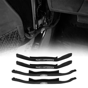 Correa limitadora de puerta negra 4 piezas para Jeep Wrangler JK JL Gladiator JT 2007-2025 - Imagen 1 de 12