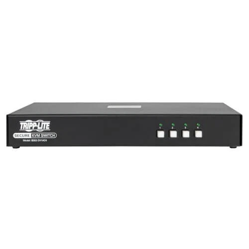 TRIPP-LITE Secure KVM Switch 4-Port DVI + Audio NIAP PP3.0 Certified with CAC - Image 1 of 1