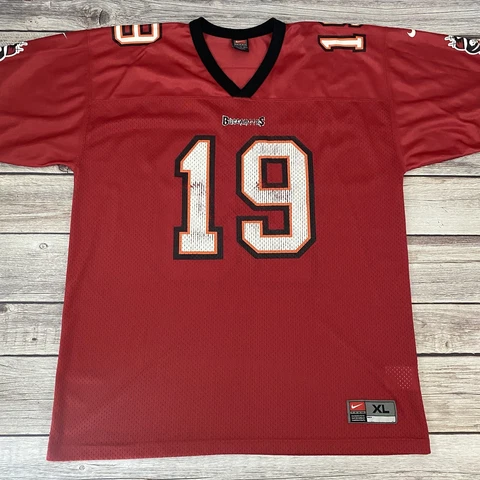 Vintage Tampa Bay Buccaneers Keyshawn Johnson #19 Jersey Team Nike Men’s XL Cover