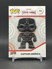 2023 Upper Deck Marvel Funko Pop Captain America Platinum Silver Foil #12