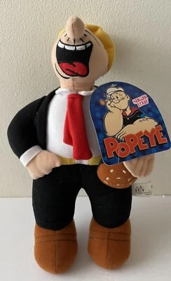 Juguete de peluche Popeye Wimpy Sugar Loaf 2011 nuevo con etiquetas Foto 1 de 4