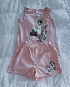 Gymboree Girls Leopard Safari 2-Piece Shorts Set - Size 8 - Picture 1 of 6