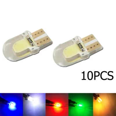 10X T10 Led Light Bulb 1w Car License-plate Cob Silicone 12v Lights Lighting - Image 1 of 4