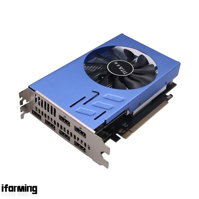 6 Monitor Video Card HDMI Video Graphics Card 2GB DDR5 up to 6 Monitors AMD ifa - Image 1 of 4