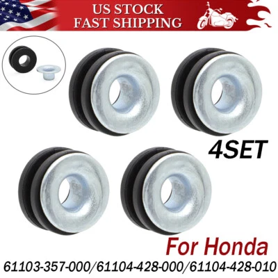 Fender Mount Rubber Grommets 4PCS For Honda CR250M CB125 XL100 125 61103-357-000 - Image 1 of 4