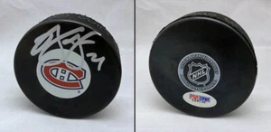 Brian Gionta SIGNED Montreal Canadiens Puck PSA/DNA AUTOGRAPHED Olympics Captain - Picture 1 of 1