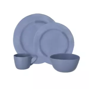 Travellife Soria Set da Pranzo 16 Pezzi in Melamina da Campeggio Solida Premium - Blu - Foto 1 di 3