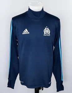 OLYMPIQUE MARSEILLE 2017-18 TRAINING TOP - HAUT ENTRAINEMENT OM ADIDAS CLIMACOOL - Picture 1 of 18