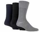 6 X Pairs Of Men's Gentle Grip Soft Honeycomb Top Socks, Diabetic Size 6 to 11