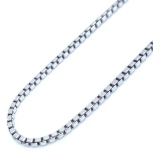Platinum850 Venetian Chain Necklace 45cm 6grams /75992 - Imagen 1 de 4