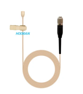 HIXMAN LM2 Lavalier Laple Mic For Audio Technica Transmitter cH-style connector - Image 1 of 4