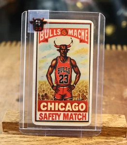 Michael Jordan 1995 giapponese Safety Matchbox pubblicità Bulls NO 1986 Fleer - Foto 1 di 8