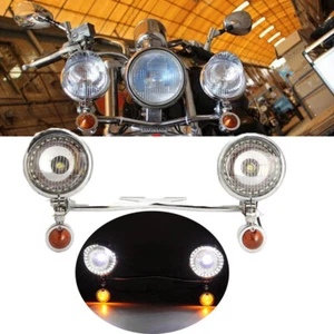 Motorcycle Driving Spotlight Turn Signal For Suzuki M109R S40 C90T C50 Boulevard - Picture 1 of 12