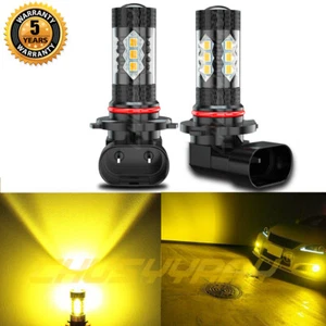 9145 H10 Coche LED Luz Antiniebla Alta Potencia Bombillas Lámparas Ámbar Amarillo Reemplazar - Imagen 1 de 12